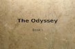 The Odyssey Book I.  The Trojan war has ended  Homer asks the Muse (Calliope) to tell him about Odysseus  The Trojan war has ended  Homer asks the.