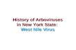 History of Arboviruses in New York State: West Nile Virus.