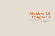 Algebra 1B Chapter 9 Solving Quadratic Equations By Graphing.