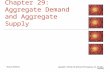 McGraw-Hill/Irwin Chapter 29: Aggregate Demand and Aggregate Supply Copyright © 2010 by The McGraw-Hill Companies, Inc. All rights reserved.
