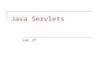 Java Servlets Lec 27. Creating a Simple Web Application in Tomcat.