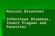 Natural Disasters Infectious Diseases, Insect Plagues and Parasites.