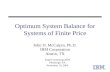 Optimum System Balance for Systems of Finite Price John D. McCalpin, Ph.D. IBM Corporation Austin, TX SuperComputing 2004 Pittsburgh, PA November 10, 2004.