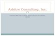 INVENTORY FOR CLIENT AND AGENCY PLANNING (ICAP) Arbitre Consulting, Inc.
