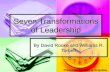 Seven Transformations of Leadership By David Rooke and Williams R. Torbert Presented by Hien & Angeline.