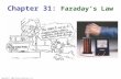 Copyright © 2009 Pearson Education, Inc. Chapter 31: Faraday’s Law.