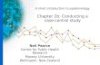 A short introduction to epidemiology Chapter 2b: Conducting a case- control study Neil Pearce Centre for Public Health Research Massey University Wellington,
