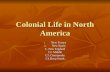 Colonial Life in North America A. New France B. New Spain C. New England C2. Middle C3. Chesapeake C4.Deep South.