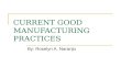 CURRENT GOOD MANUFACTURING PRACTICES By: Roselyn A. Naranjo.