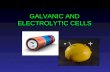 GALVANIC AND ELECTROLYTIC CELLS. REDOX REACTIONS OXIDATION REDUCTION A reaction in which a substance loses electrons A reaction in which a substance gains.