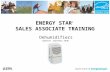 ENERGY STAR ® SALES ASSOCIATE TRAINING Dehumidifiers (Updated: September 2010)