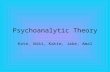 Psychoanalytic Theory Kate, Niki, Katie, Jake, Amal.