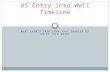 WHAT EVENTS FROM 1940-1941 ENABLED US ENTRY INTO WWII? US Entry into WWII Timeline.