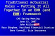 Traditional Actuarial Roles – Putting It All Together in an ERM (and EOM) Framework CAS Spring Meeting June 18, 2007 John Kollar, Russ Bingham, Hartford.