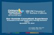 Our Outside Consultant Experience Presented to the CHA Respiratory Therapy Directors Forum November 15, 2013 Leo Langga, MBA, RRT-NPS Dan Villareal, MBA,