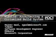 MSBuild: Architecting a Customized Build System Rajeev Goel, rgoel@microsoft.com TLN402 Software Development Engineer MSBuild Microsoft Corporation.