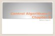 Control Algorithms 1 Chapter 6 Control Algorithms 1 Chapter 6 Pattern Search.
