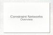 Constraint Networks Overview. Suggested reading Russell and Norvig. Artificial Intelligence: Modern Approach. Chapter 5.