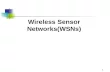1 Wireless Sensor Networks(WSNs) 2 Topics Wireless Sensor Networks (WSNs) Research topics Networking sensors in WSNs Coverage of sensor networks Location.