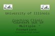University of Illinois Coaching Clinic “Counters out of Multiple Formations” Carrollton High School.