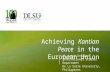Achieving Kantian Peace in the European Union Al James Untalan International Studies Department De La Salle University, Philippines.