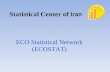 ECO Statistical Network (ECOSTAT) Statistical Center of Iran.