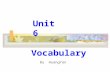 Vocabulary Unit 6 By HuangYan. What do you think of the fashion show? I think it is very interesting. It’s not boring. It’s very successful too.