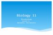 Biology 11 Microbiology Lesson 2: Bacteria: The Details.