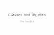 Classes and Objects The basics. Object-oriented programming Python is an object-oriented programming language, which means that it provides features that.