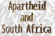 apartheid A policy of segregation and discrimination against non-white groups in the Republic of South Africasegregationdiscrimination Literally means.