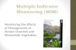 Multiple Indicator Monitoring (MIM) Monitoring the Effects of Management on Stream Channels and Streamside Vegetation.