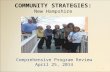 COMMUNITY STRATEGIES: New Hampshire Comprehensive Program Review April 25, 2014 1.