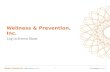 Wellness & Prevention, Inc. Log-in Screen Shots 1.