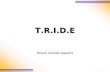 T.R.I.D.E Simon Overell (seo01). Introduction Motivation –Why use TRIDE? Disclaimer –Why not use TRIDE? Where is it?