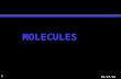 1 10/26/2015 MOLECULES. 2 10/26/2015 H 2 N-CH-C-OH O R Monomer E.g. protein Monomer vs polymer amino acid monomer R is a side group.