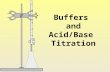 Buffers and Acid/Base Titration. Buffered Solutions  A solution that resists a change in pH when either hydroxide ions or protons are added.  Buffered.