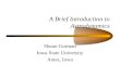 A Brief Introduction to Astrodynamics Shaun Gorman Iowa State University Ames, Iowa.