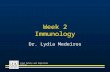 Week 2 Immunology Dr. Lydia Medeiros Food Safety and High-Risk Groups.