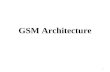 GSM Architecture 1 GSM SubSystems GSM architecture is mainly divided into three Subsystems 1.Base Station Subsystem (BSS) 2.Network & Switching Subsystem.