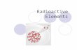 Radioactive Elements. Radioactivity: An Imbalance of Forces in the Nucleus.
