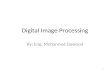Digital Image Processing By: Eng. Mohanned Dawoud 1.