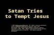 Satan Tries to Tempt Jesus © 2007 BibleLessons4Kidz.com All rights reserved worldwide. Unless otherwise noted the Scriptures taken from: Holy Bible, New.