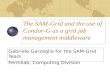 The SAM-Grid and the use of Condor-G as a grid job management middleware Gabriele Garzoglio for the SAM-Grid Team Fermilab, Computing Division.