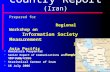 Country Report (Iran) Hamidreza Pouyanfar Senior Expert of Communications and Storage Statistics Statistical Center of Iran Statistical Center of Iran.