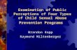 Examination of Public Perceptions of Four Types of Child Sexual Abuse Prevention Programs Brandon Kopp Raymond Miltenberger.