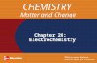 Chapter 20: Electrochemistry CHEMISTRY Matter and Change.