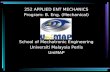 252 APPLIED ENT MECHANICS Program: B. Eng. (Mechanical) School of Mechatronic Engineering Universiti Malaysia Perlis UniMAP.