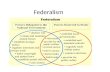 Federalism. The Constitution supports a strong Federal (central) government Article VI of the Constitution: The Supremacy Clause This Constitution,