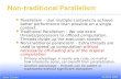 Dean Tullsen ACACES 2008  Parallelism – Use multiple contexts to achieve better performance than possible on a single context.  Traditional Parallelism.
