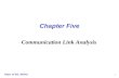 Dept. of EE, NDHU 1 Chapter Five Communication Link Analysis.